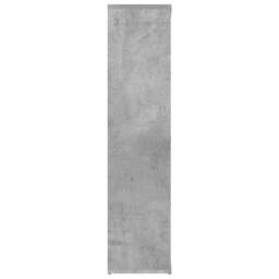 Berkfield Home Book Cabinet Concrete Grey 50x25x106 cm Engineered Wood - Size: 50 x 25 x 106 cm - thumbnail 5