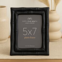 Orsina Hiba 5 x 7 Black Finish Bamboo Effect Photo Frame