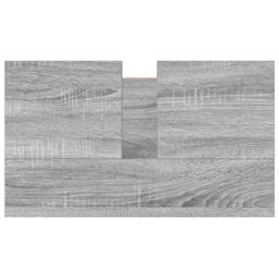 Berkfield Home Modern Bathroom Basin Cabinet Grey Sonoma 60x34.5x60 cm - thumbnail 9