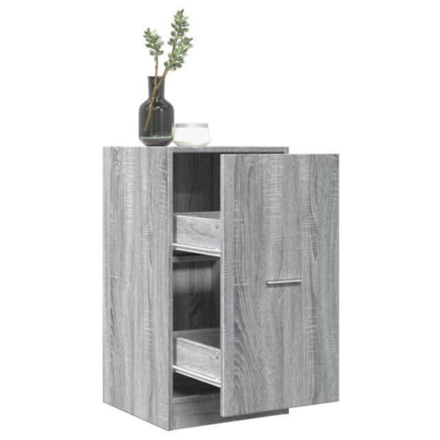 Berkfield Home Apothecary Cabinet Grey Sonoma 40x41x77.5 cm Engineered Wood - image 1