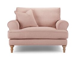 The Great Sofa Company Margot Snuggle Chair Faro Soft Pink - thumbnail 3