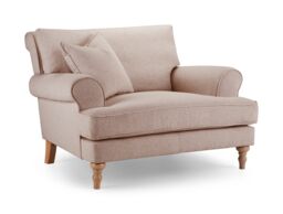 The Great Sofa Company Margot Snuggle Chair Faro Soft Pink - thumbnail 2