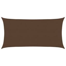 Berkfield Home Sunshade Sail 160 g/m¬≤ Brown 3x6 m HDPE - thumbnail 2