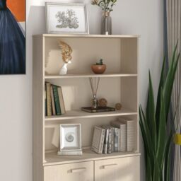 Berkfield Home Top for Highboard HAMAR Honey Brown 85x35x100cm Solid Wood Pine - Size: 85 x 35 x 100 cm