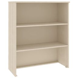 Berkfield Home Top for Highboard HAMAR Honey Brown 85x35x100cm Solid Wood Pine - Size: 85 x 35 x 100 cm - thumbnail 2