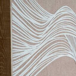 Lemon Pavilion Furniture and Decor Clayre Line Art in Frame - Wood - L3 x W60 x H80 cm - Brown - thumbnail 4