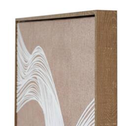 Lemon Pavilion Furniture and Decor Clayre Line Art in Frame - Wood - L3 x W60 x H80 cm - Brown - thumbnail 3