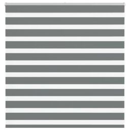 Berkfield Home Zebra Blind Dark Grey 150x100 cm Fabric Width 145.9 cm Polyester - thumbnail 1