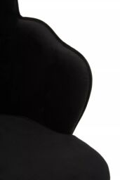 Orsina Tian Velvet Chair in Black - thumbnail 5