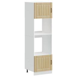 Berkfield Home Oven Cabinets 2 pcs Kalmar Sonoma Oak Engineered Wood in Brown - thumbnail 2