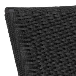 Furniture To Go Burley Lounge Chair in Beige Fabric & Oak in Black - Size: A - thumbnail 5