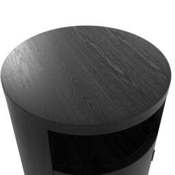 Lemon Pavilion Furniture Yori Bedside Cabinet - Wood Variant - L42xW42xH52.5 cm - Black - thumbnail 4