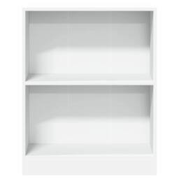 Berkfield Home Decorative Bookshelf White 60x24x74.5 cm Engineered Wood - thumbnail 5