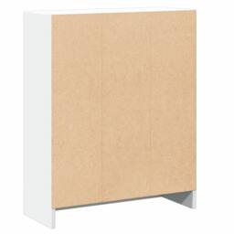Berkfield Home Decorative Bookshelf White 60x24x74.5 cm Engineered Wood - thumbnail 7