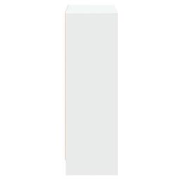 Berkfield Home Decorative Bookshelf White 60x24x74.5 cm Engineered Wood - thumbnail 6