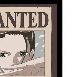 One Piece Wanted Nico Robin Framed Poster in Cream - thumbnail 2