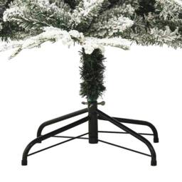 Berkfield Home Artificial Pre-lit Christmas Tree Green 180 cm PVC & PE - thumbnail 8