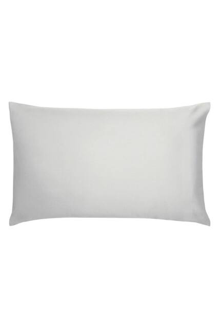 1951 'Luxury 400 Thread Count' Cotton Sateen Standard Pillowcase Pair in Silver - image 1