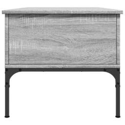 Berkfield Home Comfortable Coffee Table Grey Sonoma 100x50x45 cm Engineered Wood - Size: 100 x 50 x 45 cm - thumbnail 6