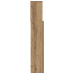 Berkfield Home Headboard Cabinet with Shelf Artisan oak 100 x 19 x 103.5 cm in Brown - thumbnail 6