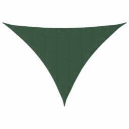 Berkfield Home Sunshade Sail Oxford Fabric Triangular 5x5x6 m Dark Green - thumbnail 2