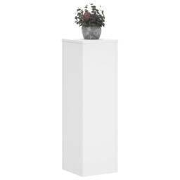 Berkfield Home Plant Stand 2pcs White 25x25x80 cm Engineered Wood - Size: 25 x 25 x 80 cm