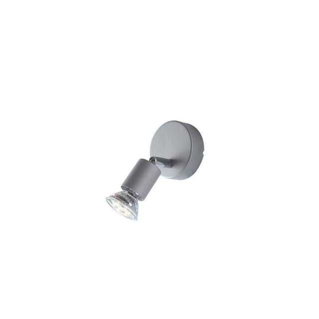 Netlighting SPOT LED Single Adjustable Spotlight Silver 400lm 2700K 14x8cm - Size: 14x8 cm - image 1