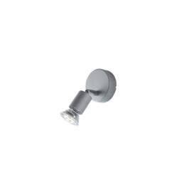 Netlighting SPOT LED Single Adjustable Spotlight Silver 400lm 2700K 14x8cm - Size: 14x8 cm - thumbnail 1