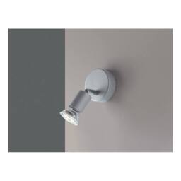 Netlighting SPOT LED Single Adjustable Spotlight Silver 400lm 2700K 14x8cm - Size: 14x8 cm - thumbnail 2