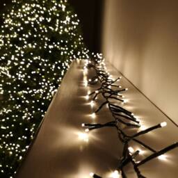 Samuel Alexander 3000 LED 37.2m Premier Clusterbrights Indoor Outdoor Multifunction Mains Operated Christmas Cluster Lights with Timer in Warm White - thumbnail 1
