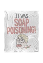 Warner Brothers A Christmas Story Soap Silky Touch Super Soft Throw Blanket in White - thumbnail 1