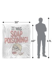 Warner Brothers A Christmas Story Soap Silky Touch Super Soft Throw Blanket in White - thumbnail 5