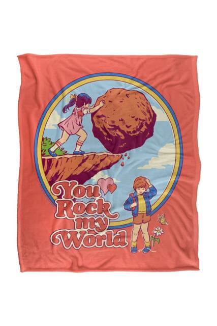 Steven Rhodes You Rock My World Silky Touch Super Soft Throw Blanket - Size: Large - image 1
