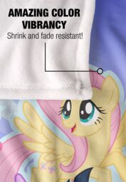 My Little Pony Starry Sky Silky Touch Super Soft Throw Blanket 152 X 127 cm in White - thumbnail 4