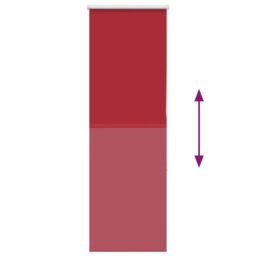 Berkfield Home Roller Blind Blackout Red 60x150 cm Fabric Width 55.7 cm Polyester - thumbnail 5