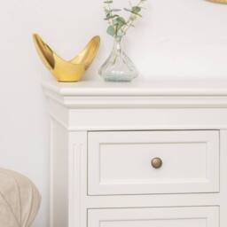 Melody Maison Large Ivory Wooden Sideboard Cabinet - Daventry Ivory Range - thumbnail 3