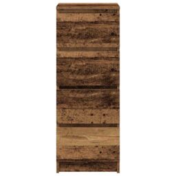 Berkfield Home Sideboard Old Wood 37.5x35x99 cm Engineered Wood in Brown - thumbnail 6