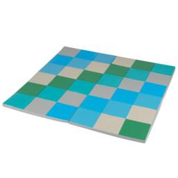 CASART Patchwork Toddler Activity Mat Foldable Baby Play Mat w/ Soft Foam
