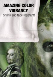 Warner Brothers Beetlejuice 50x60 Homage Silky Touch Super Soft Throw Blanket in White - thumbnail 4