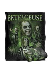 Warner Brothers Beetlejuice 50x60 Homage Silky Touch Super Soft Throw Blanket in White - thumbnail 2
