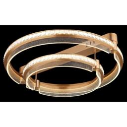 Netlighting Blondie Twin Ring Semi Ceiling Light Gold 2x LED Dimmable 2700-6000K - thumbnail 3