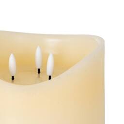 Hill Interiors Luxe Collection LED Candle (Batteries Included) in Cream - thumbnail 2