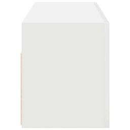 Berkfield Home Bathroom Wall Cabinet White 80x25x30 cm Engineered Wood - Size: 80 x 25 x 30 cm - thumbnail 7