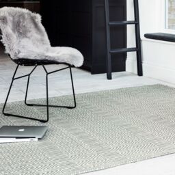 The Rug Shop UK Handmade Modern Wool Easy To Clean Stain-Resistant Rug in Silver - Size: 200 cm x 300 cm