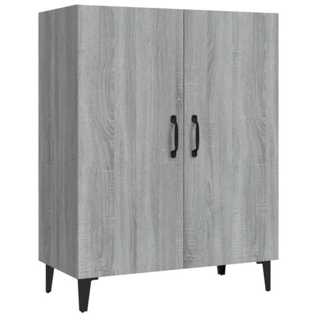 Berkfield Home Sideboard Grey Sonoma 70x34x90 cm Engineered Wood - Size: 70 x 34 x 90 cm - image 1