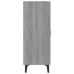 Berkfield Home Sideboard Grey Sonoma 70x34x90 cm Engineered Wood - Size: 70 x 34 x 90 cm - thumbnail 5