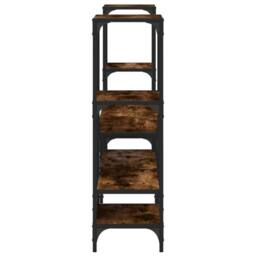 Berkfield Home TV Cabinet Smoked Oak 206.5x28.5x95 cm Engineered Wood in Brown - thumbnail 6