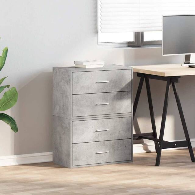 Berkfield Home Durable Bathroom Cabinet with Drawer with Shelf with Storage with in Grey - image 1