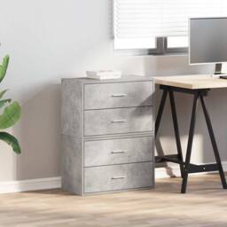 Berkfield Home Durable Bathroom Cabinet with Drawer with Shelf with Storage with in Grey - thumbnail 1