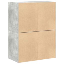 Berkfield Home Durable Bathroom Cabinet with Drawer with Shelf with Storage with in Grey - thumbnail 7